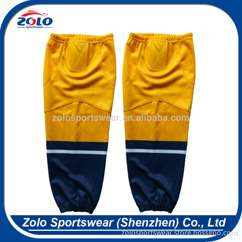 Cheap customized sublimation striped ice hockey skate socks